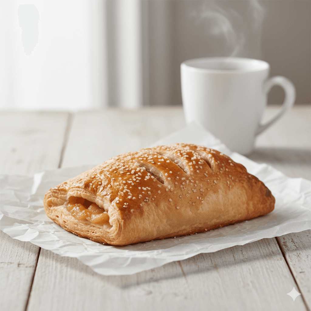 Croissant berlapis emas